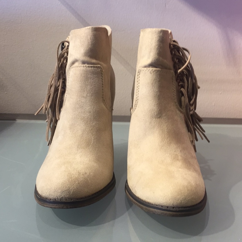 Fringe Ankle Booties